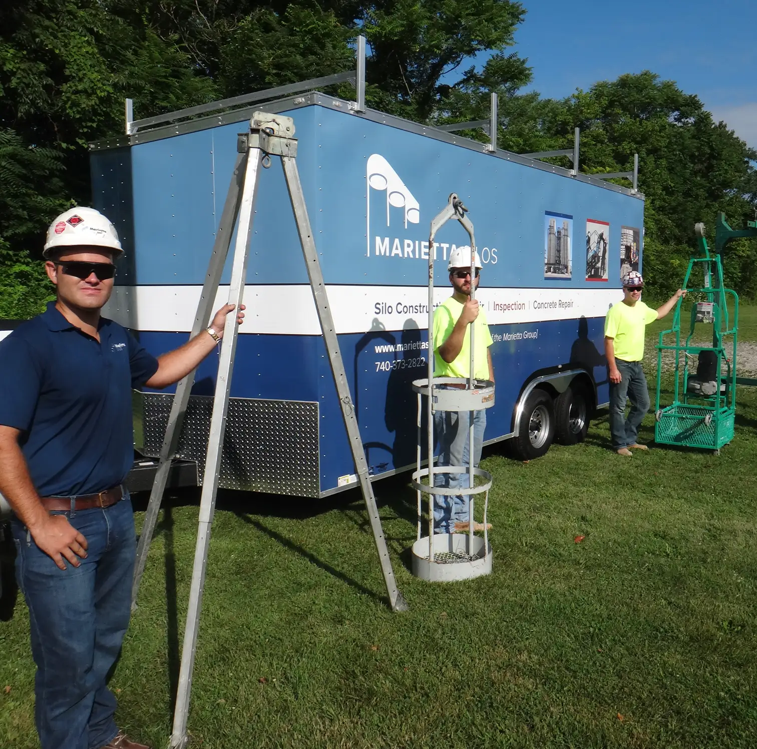 silo inspection mobile trailer