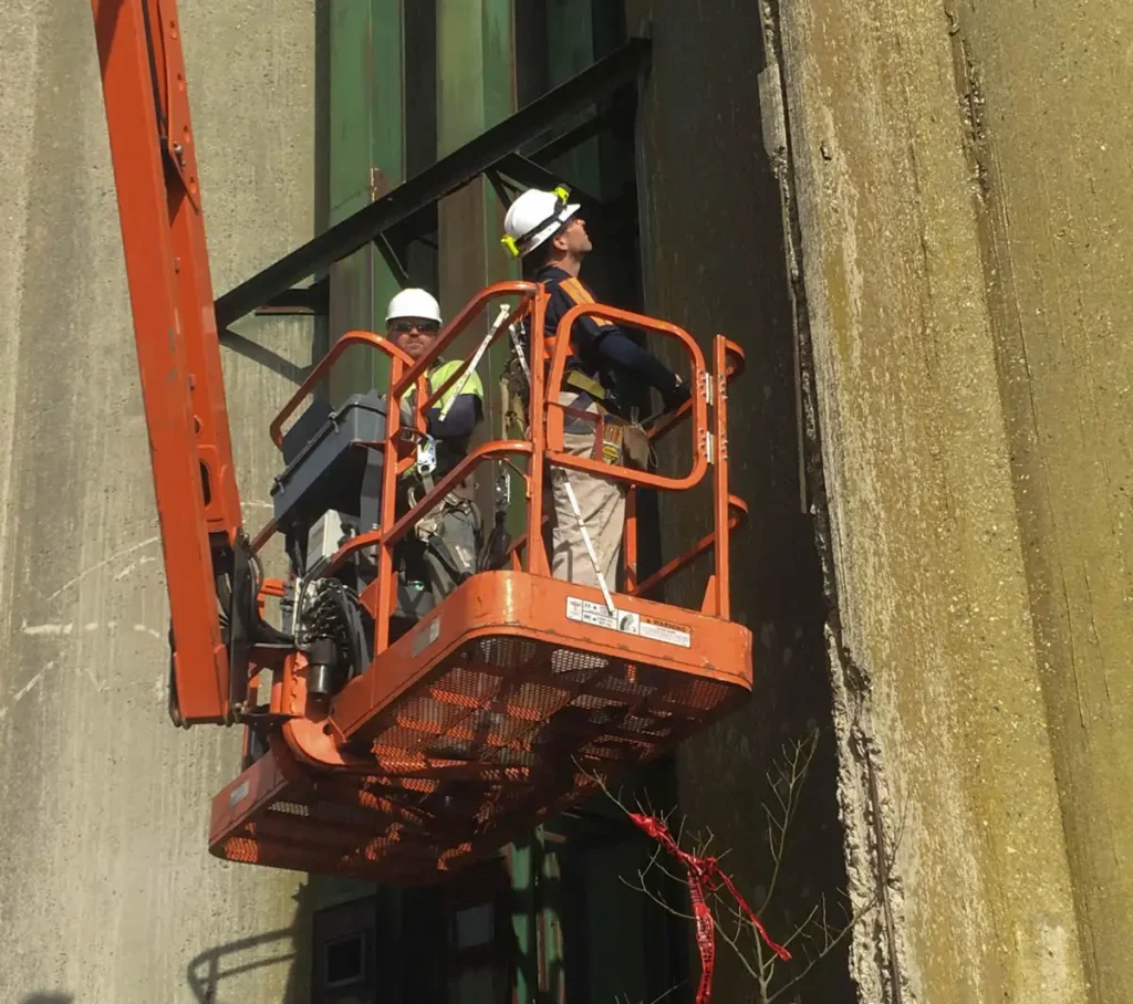 silo inspection visual walls